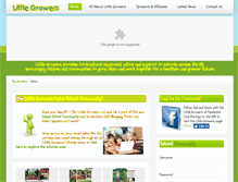 Tablet Screenshot of littlegrowers.com